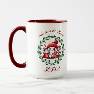 Cute Christmas Believe in the Magic Mug