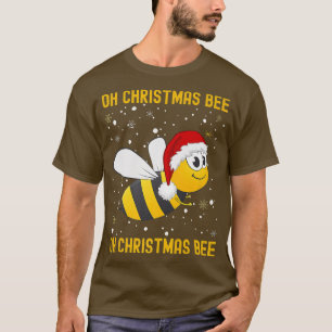 Cute Christmas Bumble Bee Oh Christmas Tree Joke S T-Shirt