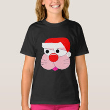 Cute Christmas Bunny Cartoon Graphic Tee