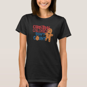 Cute Christmas Calories Gingerbread Foodie Diet La T-Shirt