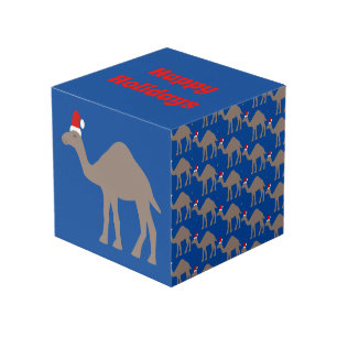 Cute Christmas Camel Custom Cube