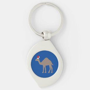 Cute Christmas Camel Key Ring