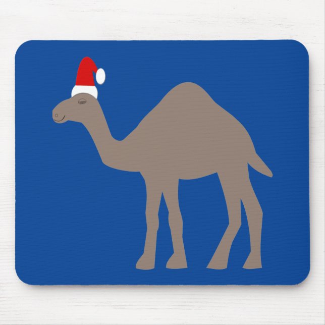 Cute Christmas Camel Mouse Mat (Front)