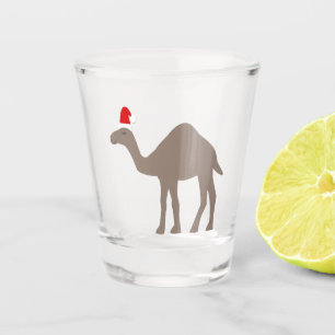 Cute Christmas Camel Shot Glass