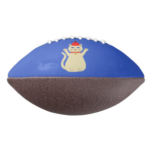Cute Christmas Cat American Football
