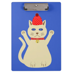 Cute Christmas Cat Clipboard