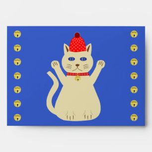 Cute Christmas Cat Envelope