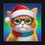 Cute Christmas Cat Santa Claus-68265 Invitation<br><div class="desc">Cute Christmas Cat Santa Claus-68265
Bring holiday cheer with this adorable Christmas cat dressed as Santa Claus,  complete with a festive red hat and glasses. Perfect for cat lovers,  holiday gifts,  and festive décor.</div>