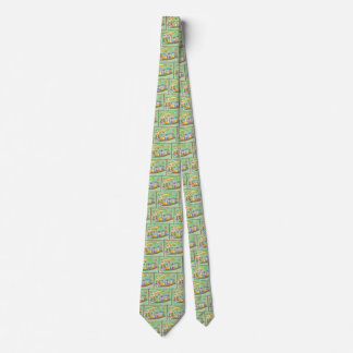 Cute Christmas Caterpillar Train with Presents Tie