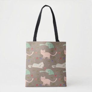 Cute Christmas Cats Tote Bag