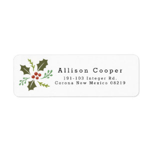 Cute Christmas Cherry Foliage Address
