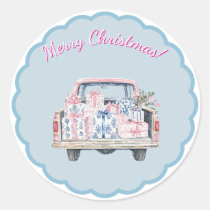 Cute Christmas Chinoiserie Sticker