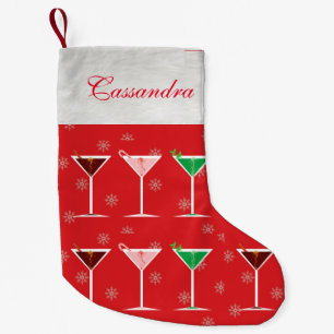 Cute Christmas Cocktails Custom Christmas Stocking