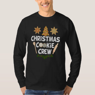 Cute Christmas Cookie Crew Team Gingerbread Xmas P T-Shirt