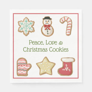 Cute Christmas Cookies Napkin