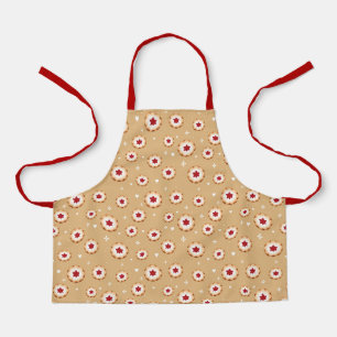 Cute Christmas Cookies Retro Holiday Baking Apron