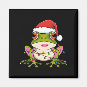 Cute Christmas Coqui Frog _ Holiday Puerto Rican L Magnet