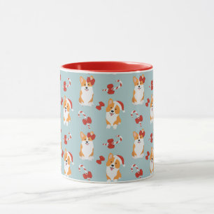 Cute Christmas Corgi Mug