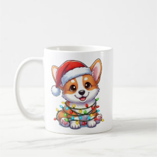 Cute Christmas Corgi Mug