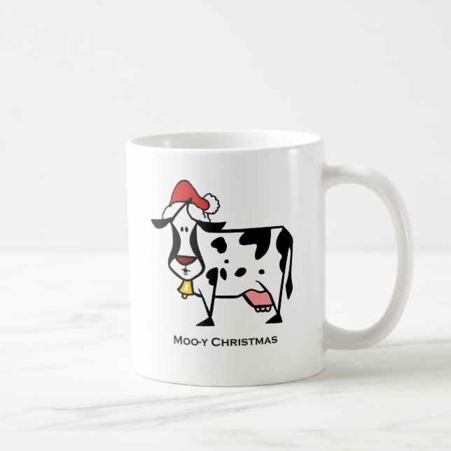 Cute Christmas Cow Mug (Right)