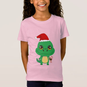 Cute Christmas Crocodile T-Shirt