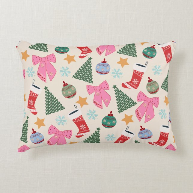 Cute Christmas Decorative Cushion (Front)