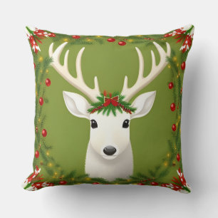 Cute christmas deer  cushion