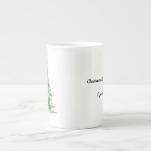 Cute Christmas Design – Festive Holida Bone China Mug