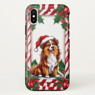 Cute christmas dog iPhone x case