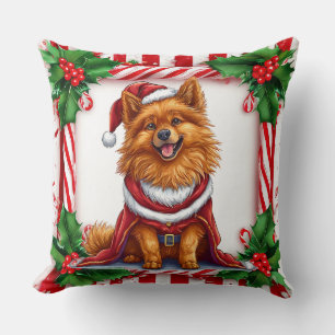 Cute christmas dog cushion