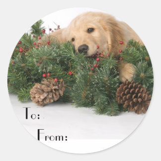 Cute Christmas Dog Gift Tags