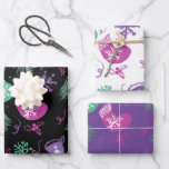 Cute Christmas Doodles Snowflakes Pattern Wrapping Paper Sheet<br><div class="desc">Christmas Hand Drawn Art Pattern Wrapping Paper</div>