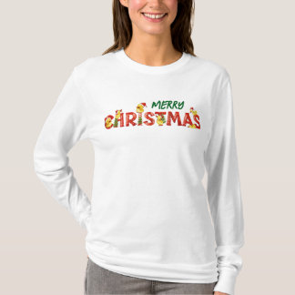 Cute Christmas Duckling, Cute Merry Christmas T-Shirt