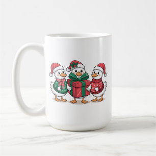 Cute Christmas Ducks Cartoon Art-68105 Coffee Mug