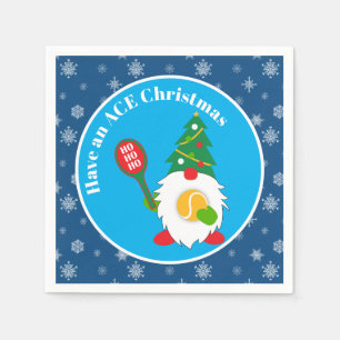 🎾Cute Christmas Dwarf with tennis ball  Napkin