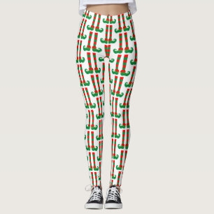 Cute Christmas elf eggings for Holiday party Leggings