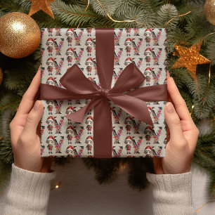 Cute Christmas Elf Festive Letter Y Wrapping Paper