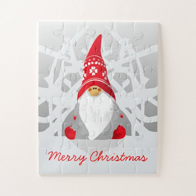 Cute Christmas Elf Jigsaw Puzzle (Vertical)