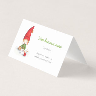 Cute Christmas Elf Toys Business Card