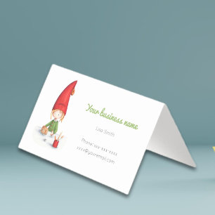 Cute Christmas Elf Toys Business Card