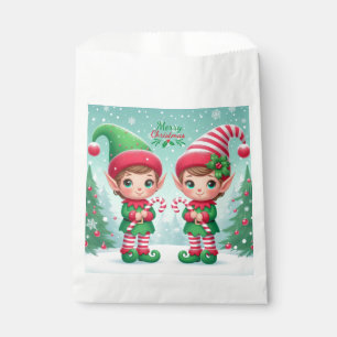 Cute Christmas elves Favour Bags