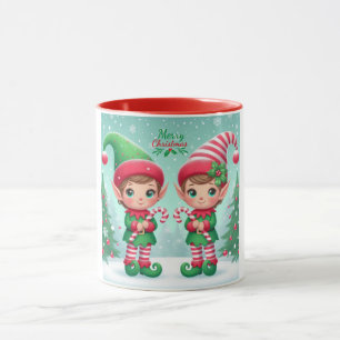 Cute Christmas elves  Mug