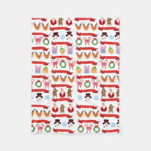 Cute Christmas Fleece Blanket
