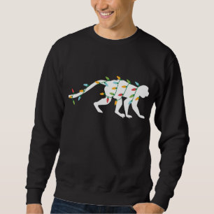 Cute Christmas for Animal Lover Christmas Lights M Sweatshirt
