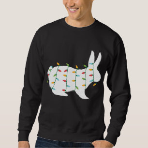 Cute Christmas for Animal Lover Christmas Lights R Sweatshirt