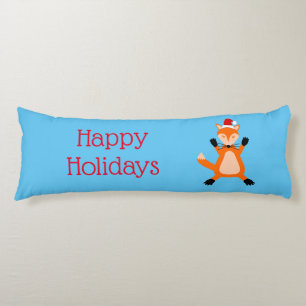 Cute Christmas Fox Custom Body Cushion