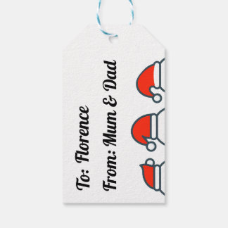 Cute Christmas Ghosts Gift Tags