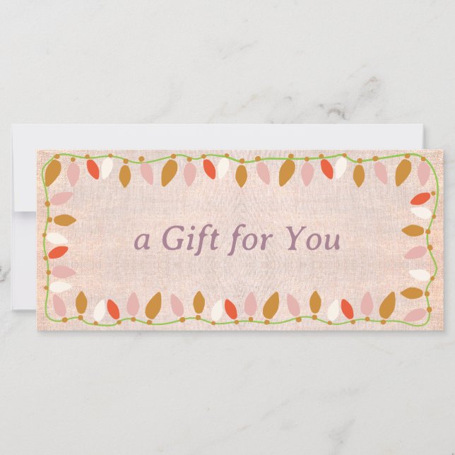 Cute Christmas Gift Certificate (Front)