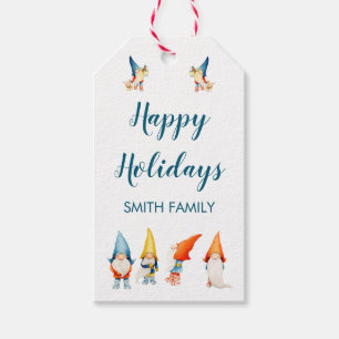 Cute Christmas Gift Tags With Elves