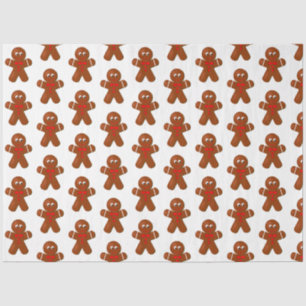 Cute Christmas Gingerbread Boy Tissue Paper